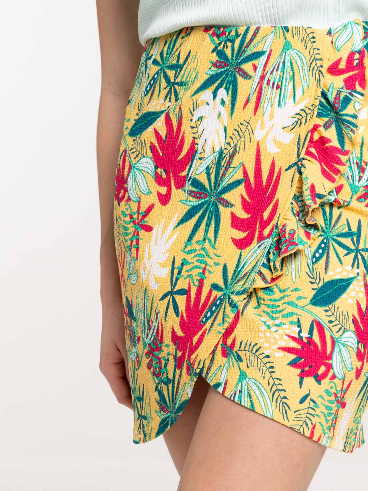 Jupe courte fleurie femme Jupe courte fleurie femme