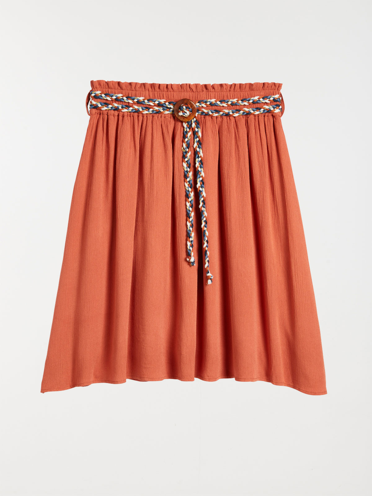 Jupe avec ceinture épices femme