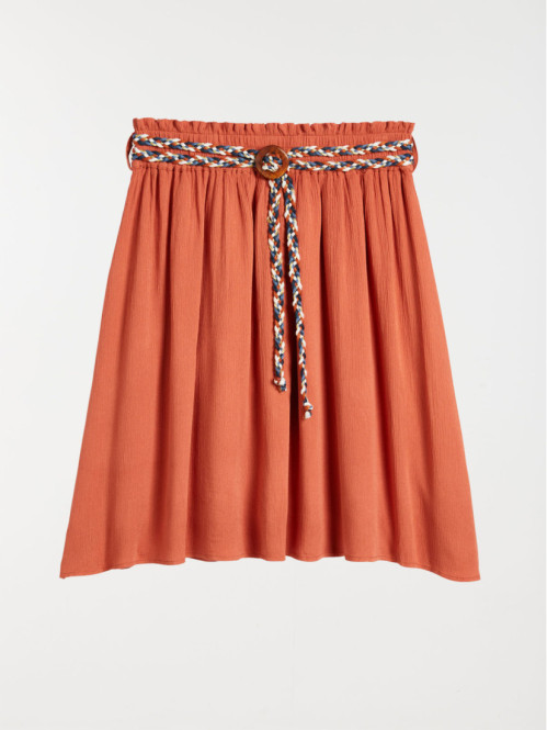 Jupe avec ceinture épices femme