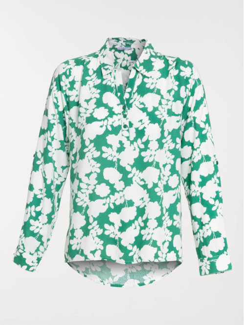 Chemise imprimée florale femme