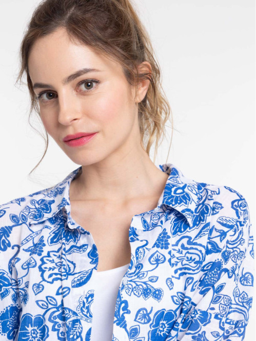 Maxi chemise imprimée femme Maxi chemise imprimée femme