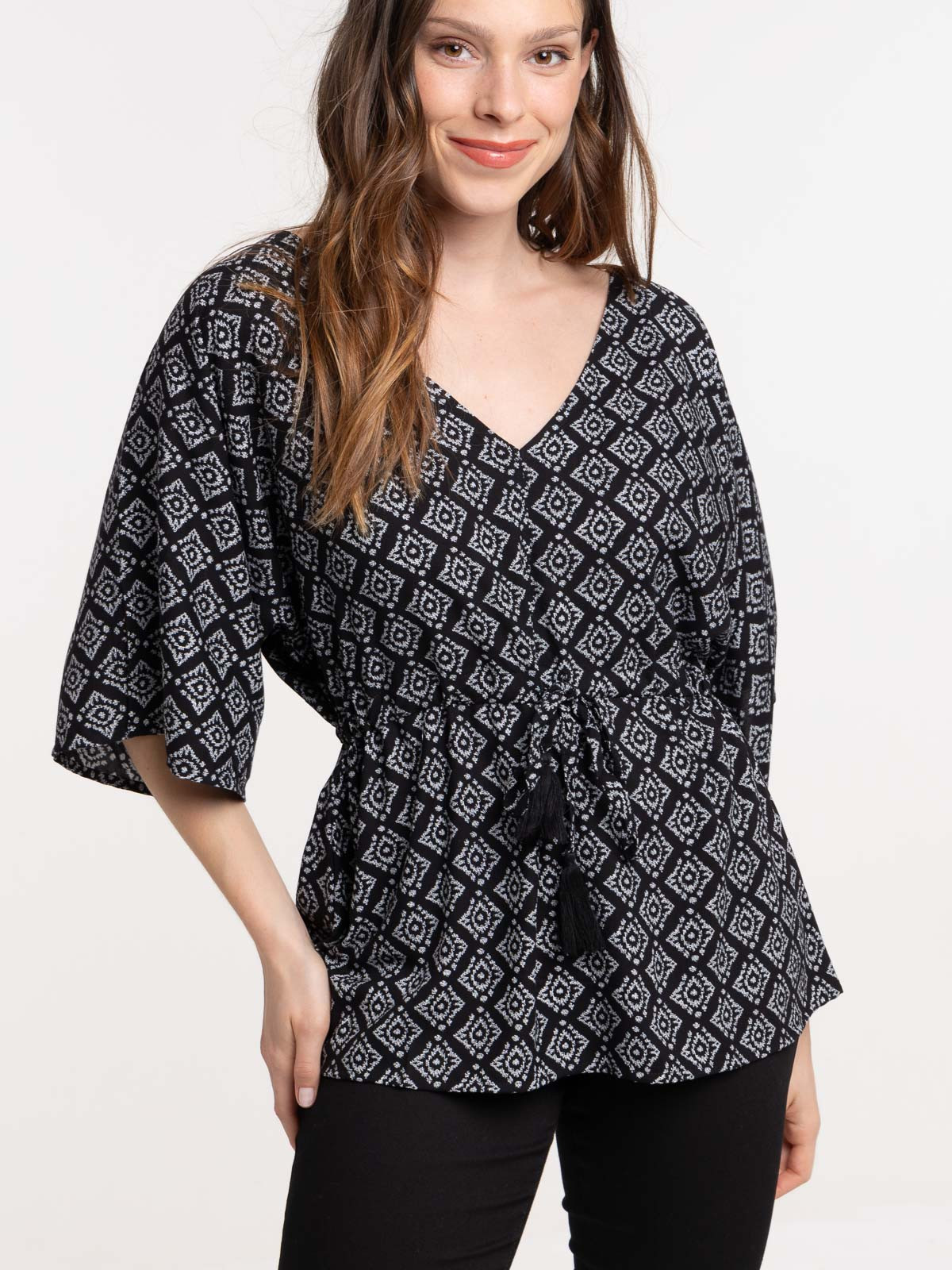 Blouse imprimée femme