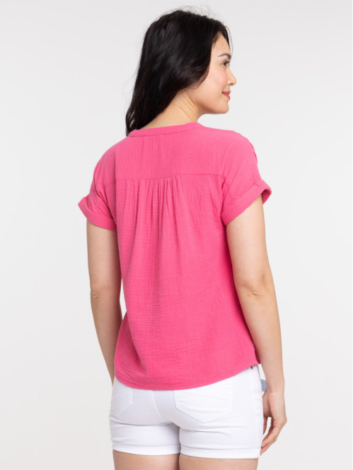 Blouse gaze de coton femme Blouse gaze de coton femme