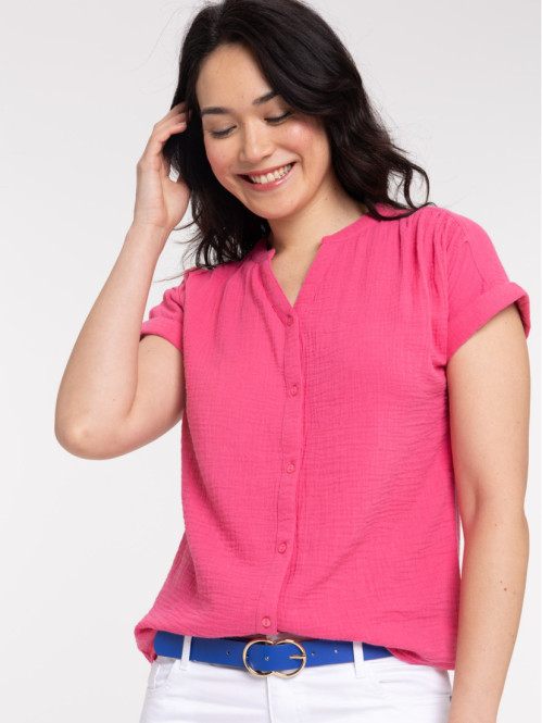 Blouse gaze de coton femme Blouse gaze de coton femme