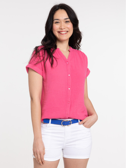Blouse gaze de coton femme