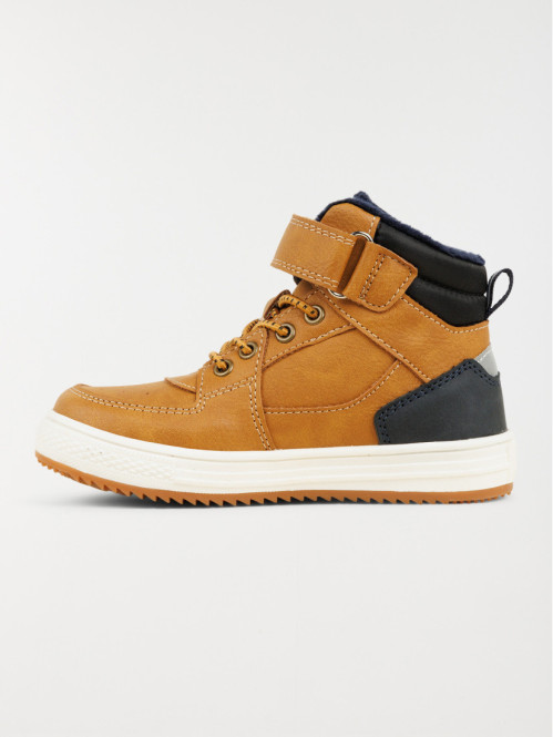 Boots garçon scratch camel...