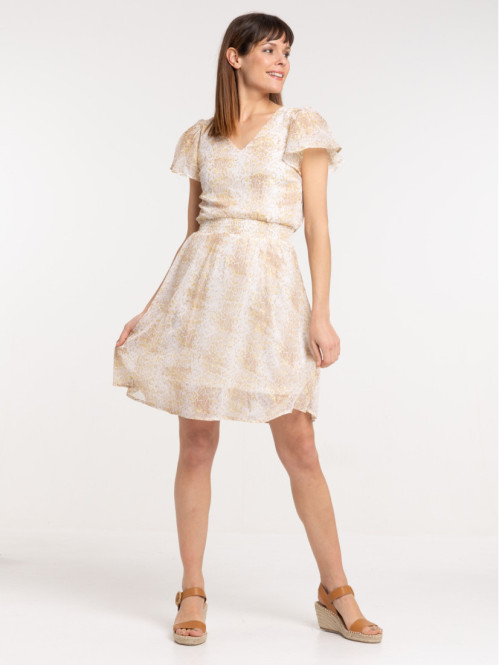 Robe motif peau de serpent femme