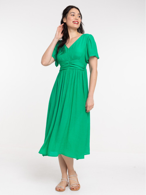 Robe longue coloris gazon...