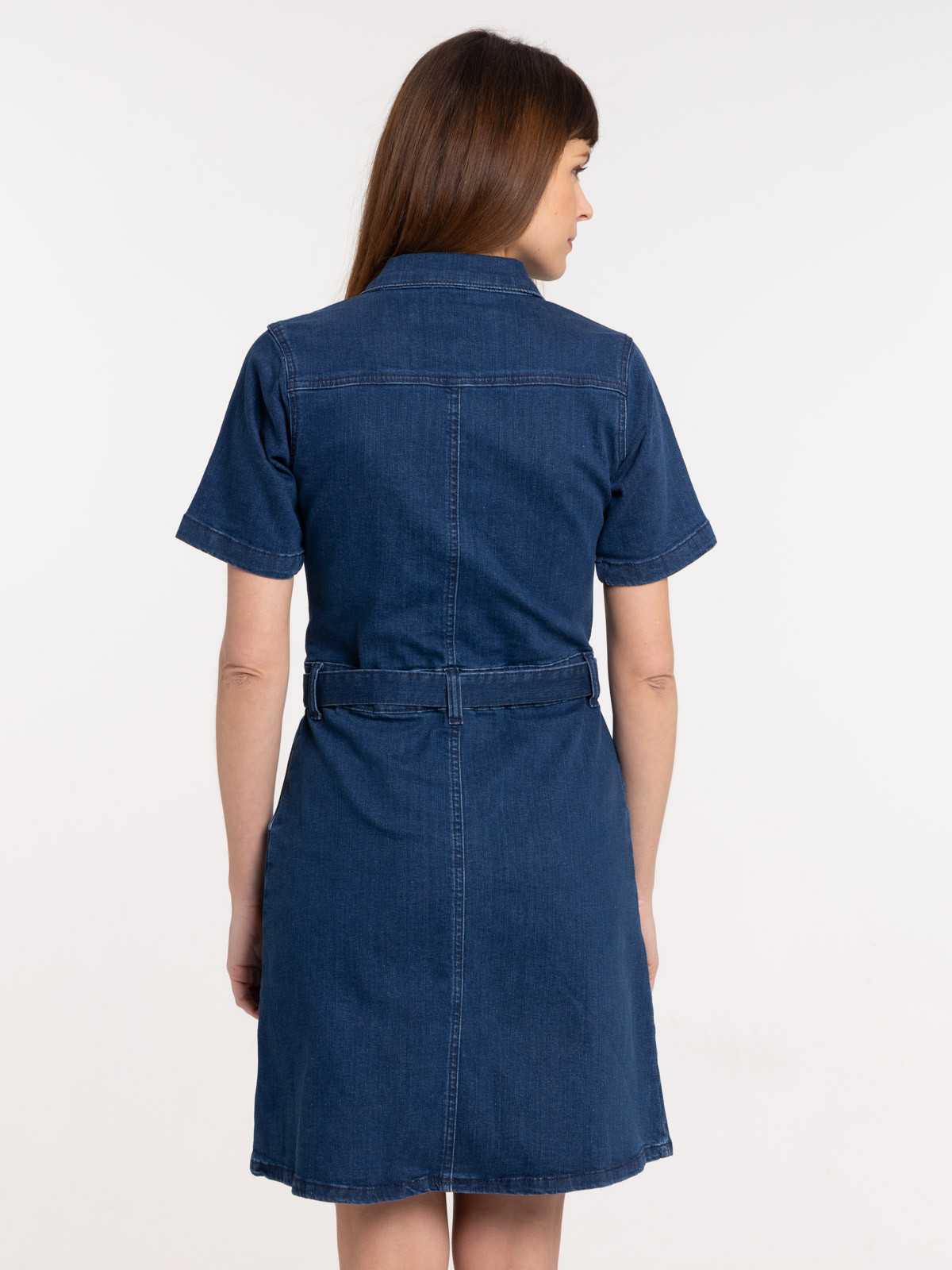 Robe denim stone femme
