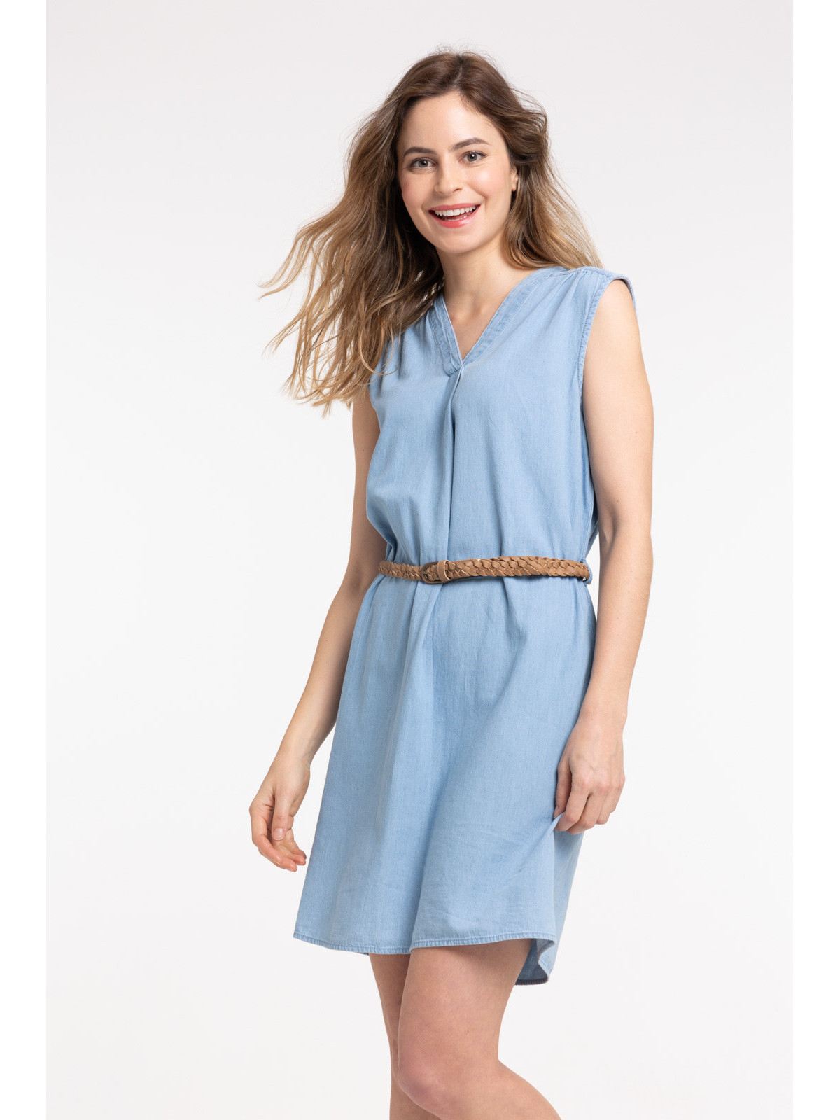 Robe saharienne bleached femme