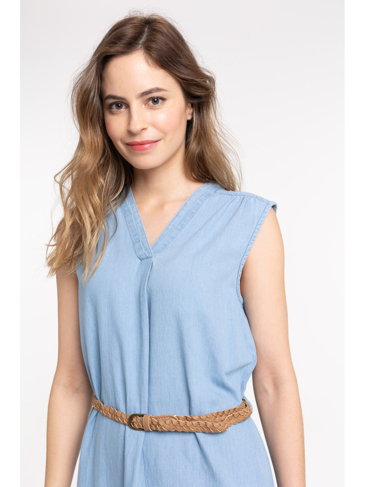 Robe saharienne bleached femme