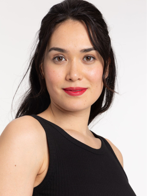 Robe côtelée noire femme