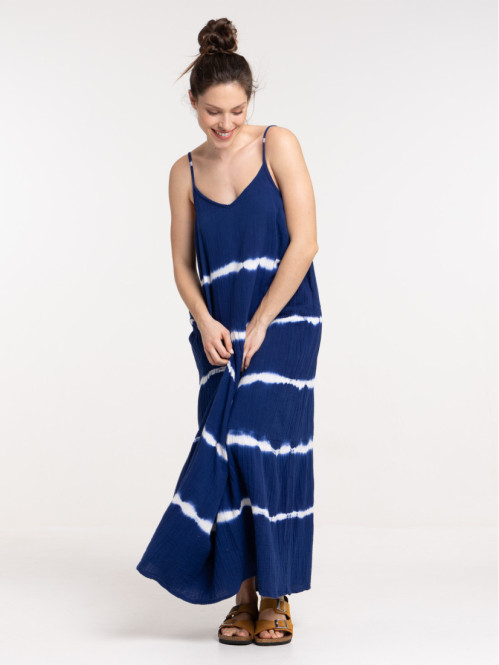 Robe longue tie and dye femme