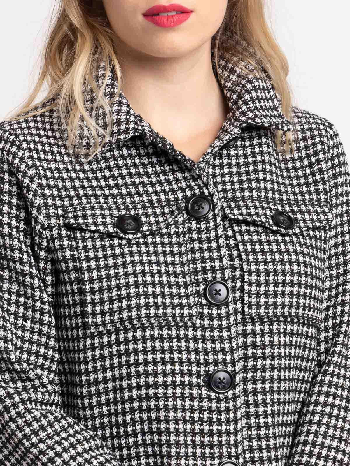 Veste tweed à carreaux femme Veste tweed à carreaux femme