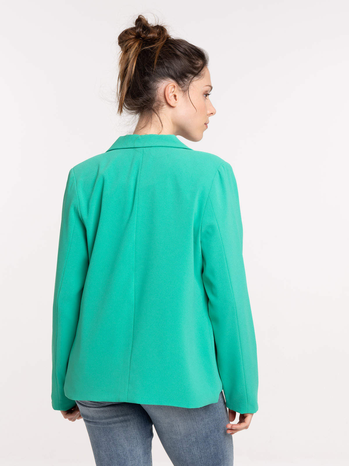 Veste tailleur coloris gazon femme Veste tailleur coloris gazon femme