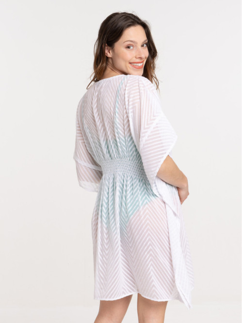Kimono plage blanc femme Kimono plage blanc femme