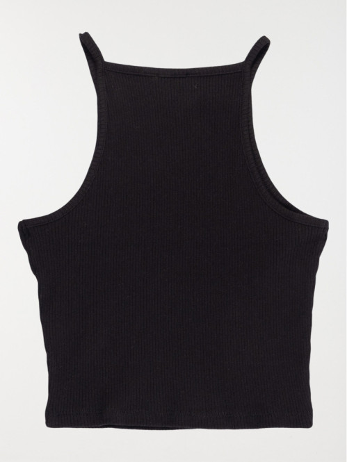 Débardeur côtelé fille noir...
