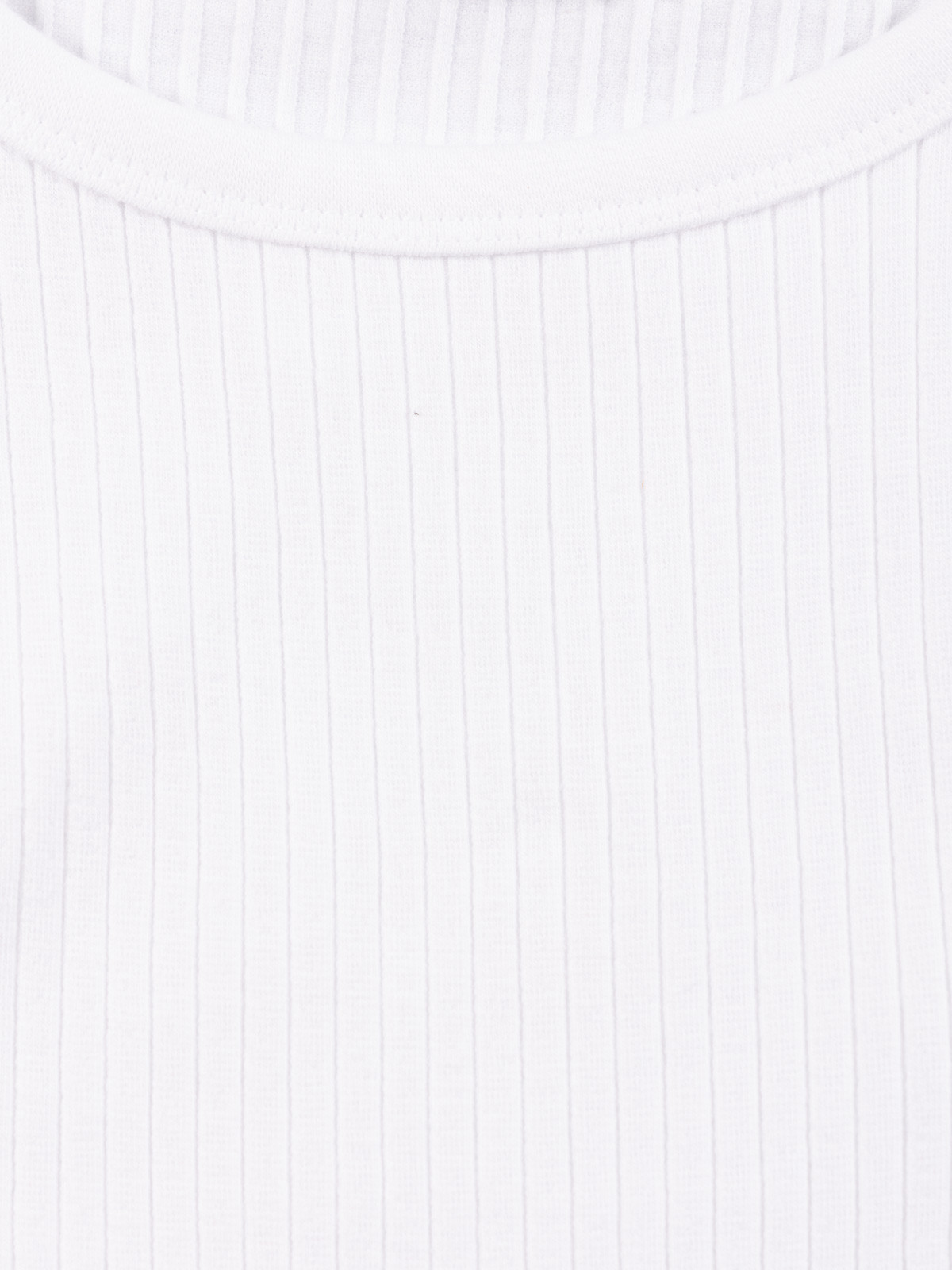 Débardeur blanc côtelé fille (XXS-M) Débardeur blanc côtelé fille (XXS-M)