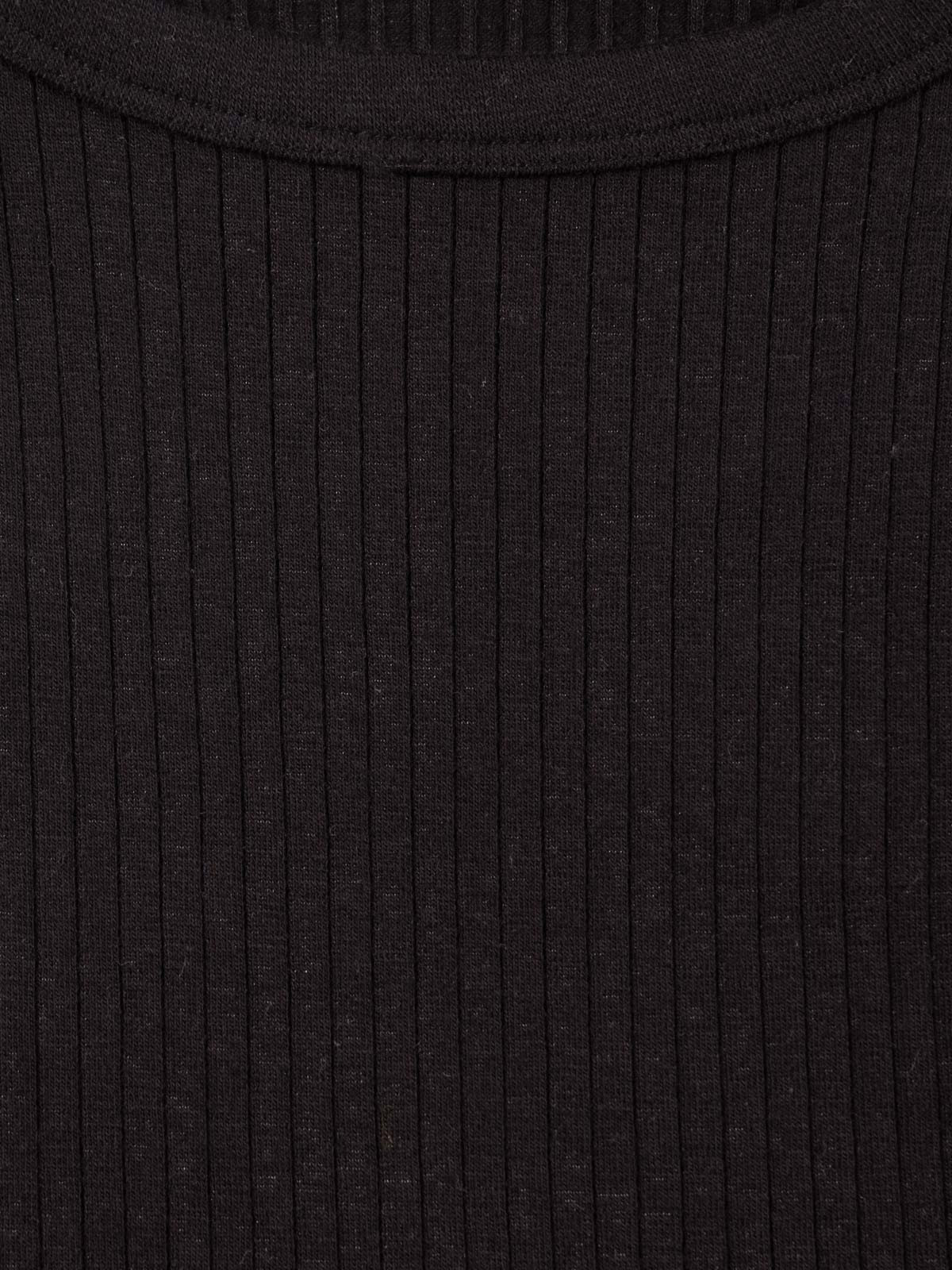 Débardeur noir côtelé fille (XXS-M) Débardeur noir côtelé fille (XXS-M)