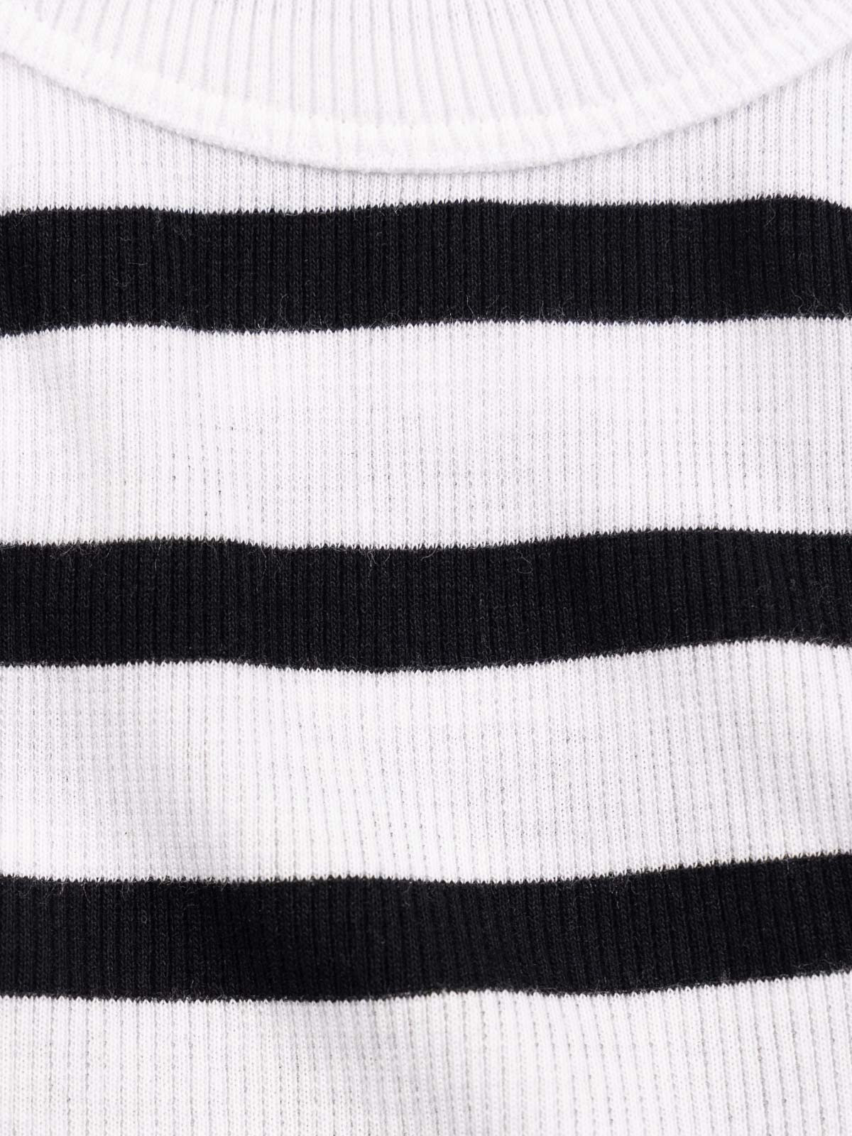 Débardeur rayé blanc et noir (XXS-M)