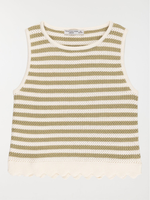 Débardeur maille tricot fille (XXS-M)