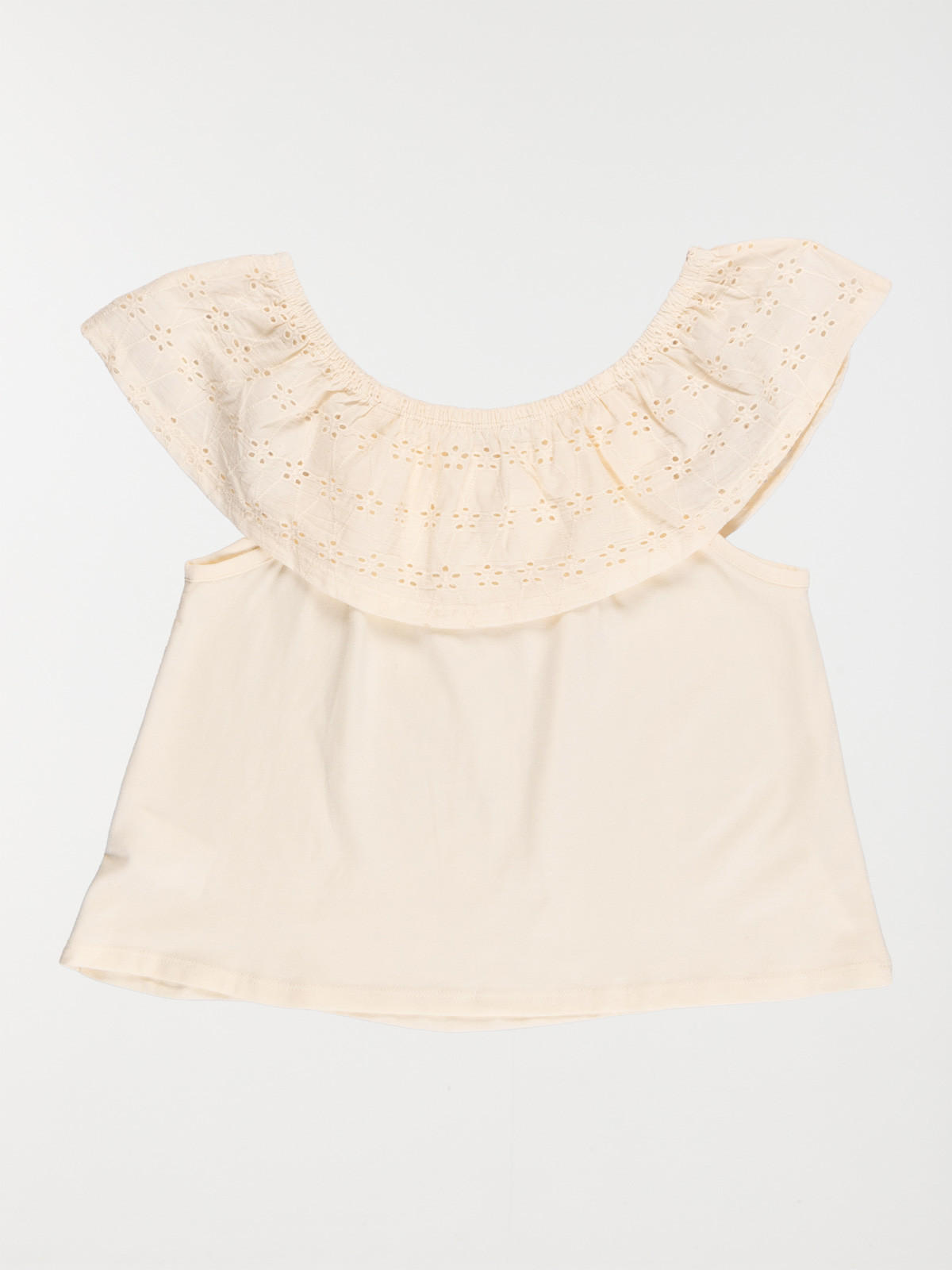 Débardeur col volant fille (XXS-M) Débardeur col volant fille (XXS-M)