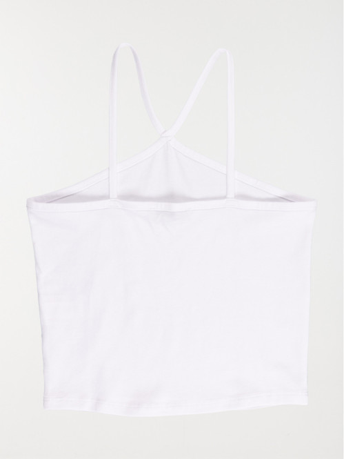 Débardeur blanc fille (XXS-M)