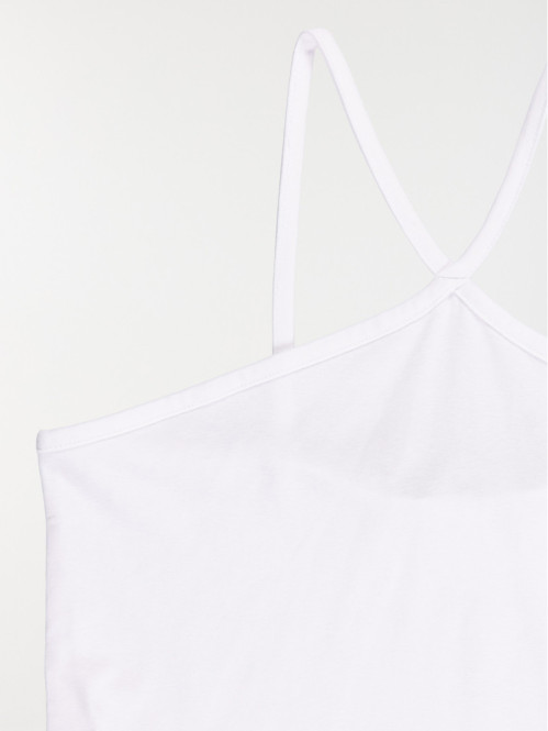 Débardeur blanc fille (XXS-M)