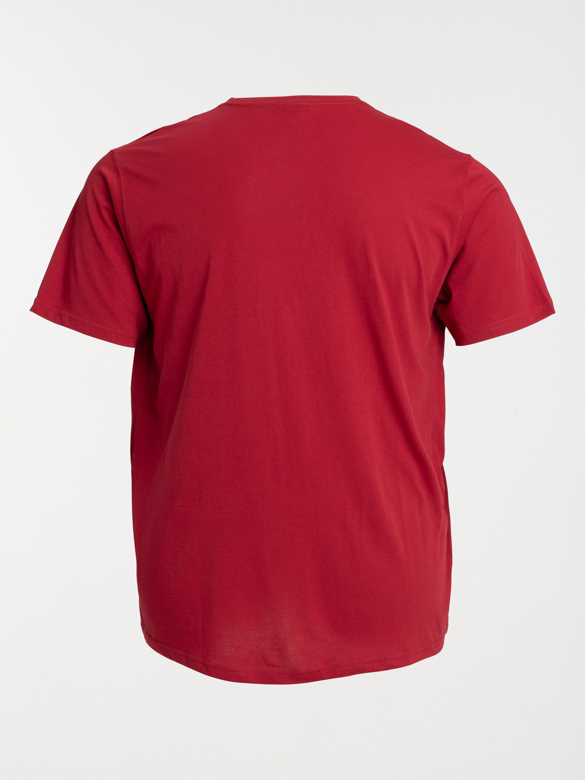 T-shirt manches courtes coton One Piece rouge homme | La Halle