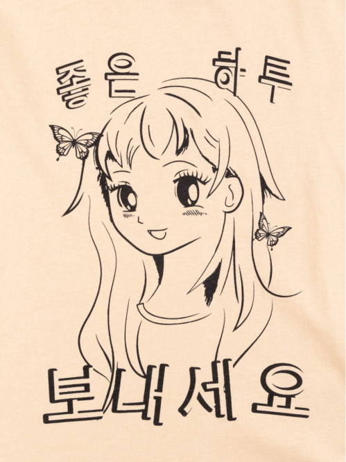 T-shirt asiatique fille (XXS-M) T-shirt asiatique fille (XXS-M)