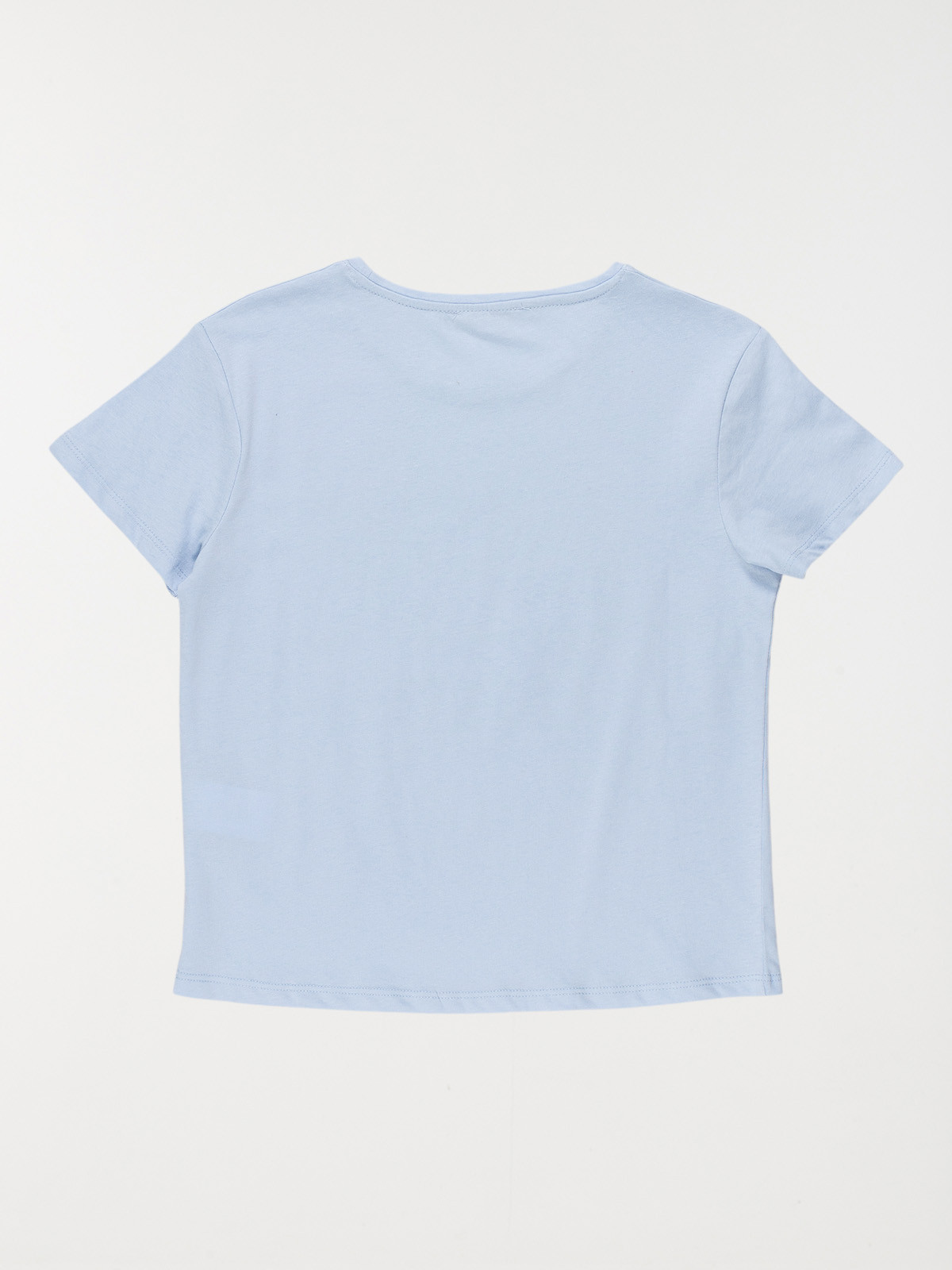 T-shirt floral bleu pâle fille (XXS-M)