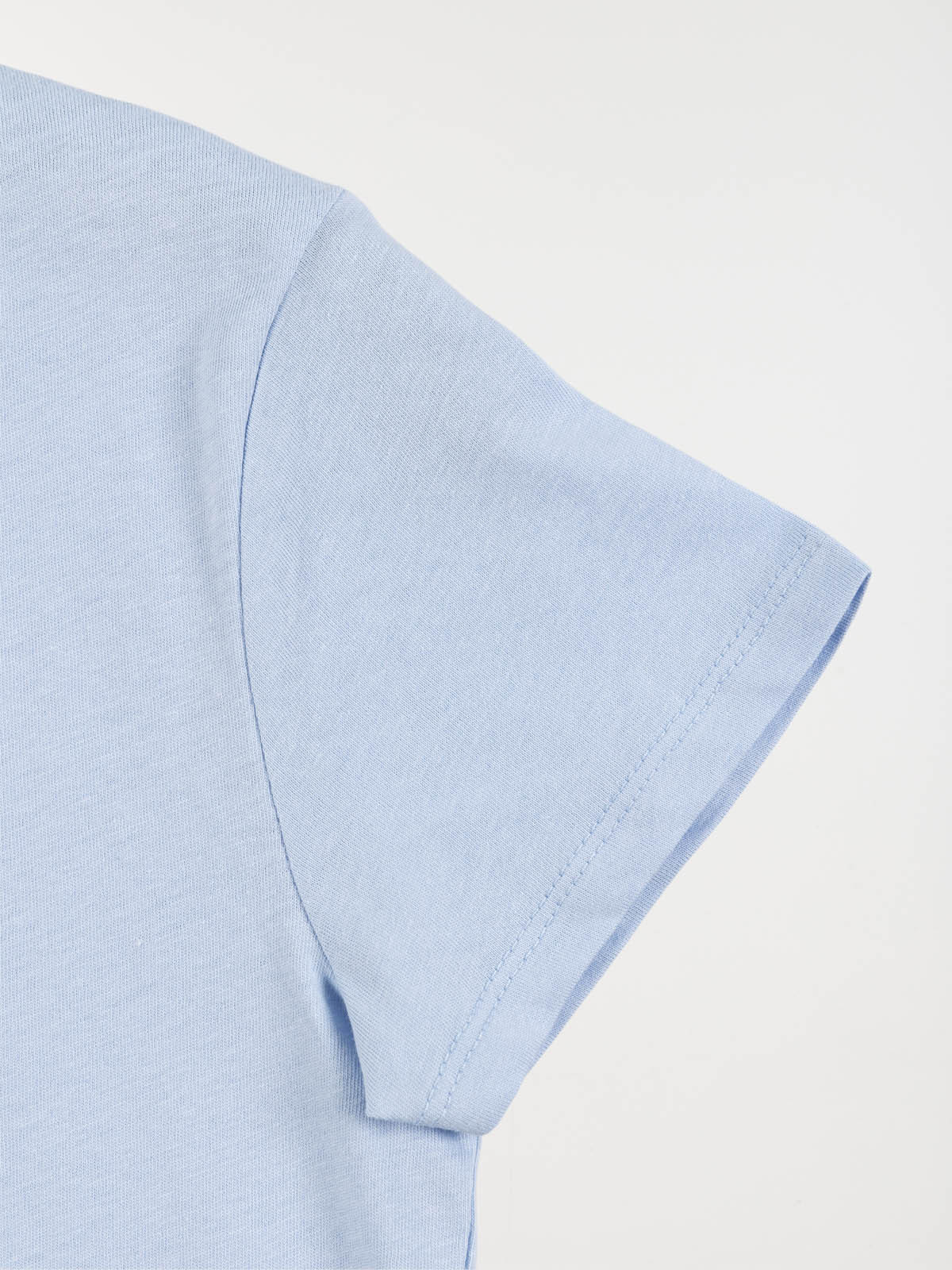 T-shirt floral bleu pâle fille (XXS-M)