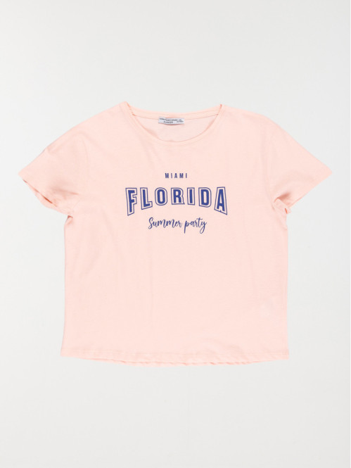 T-shirt Floride chamallow fille (XXS-M)