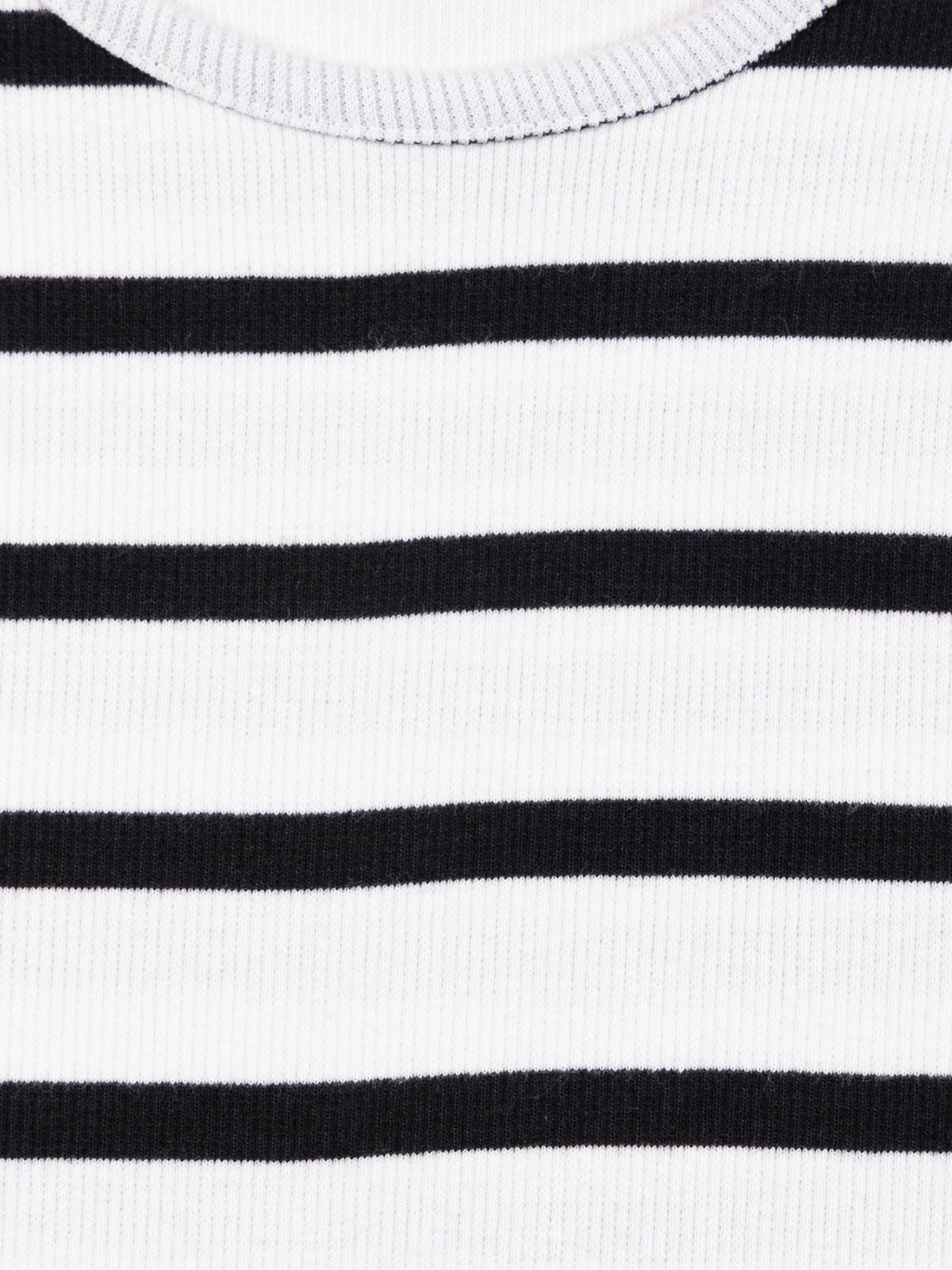 T-shirt rayé côtelé fille (XXS-M)