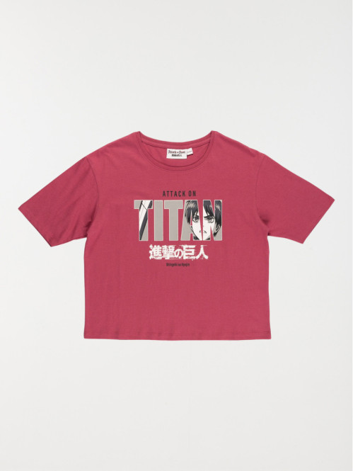 T-shirt attaque des titans fille (XXS-M)