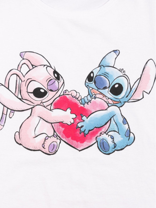 Tee-shirt Angel et Stitch fille (XXS-M)