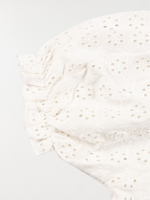T-shirt broderie anglaise...