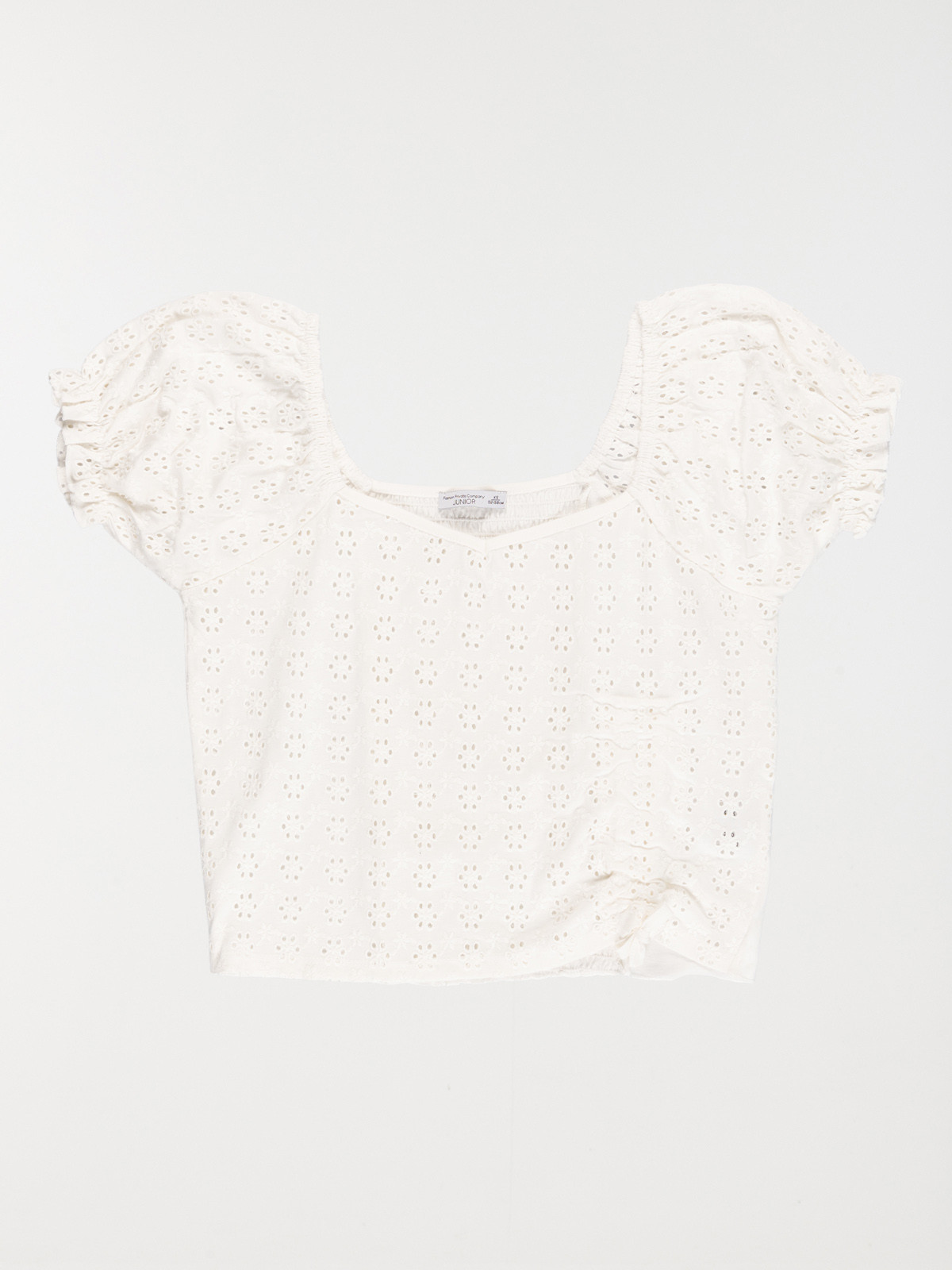 T-shirt broderie anglaise fille (XXS-M)