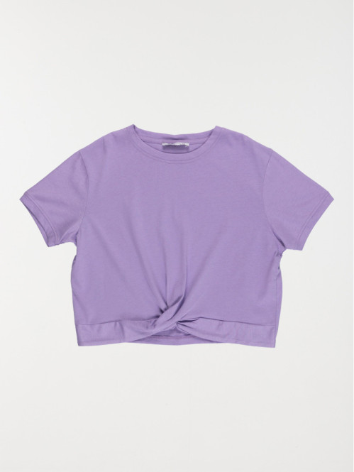 T shirt court iris fille XXS M