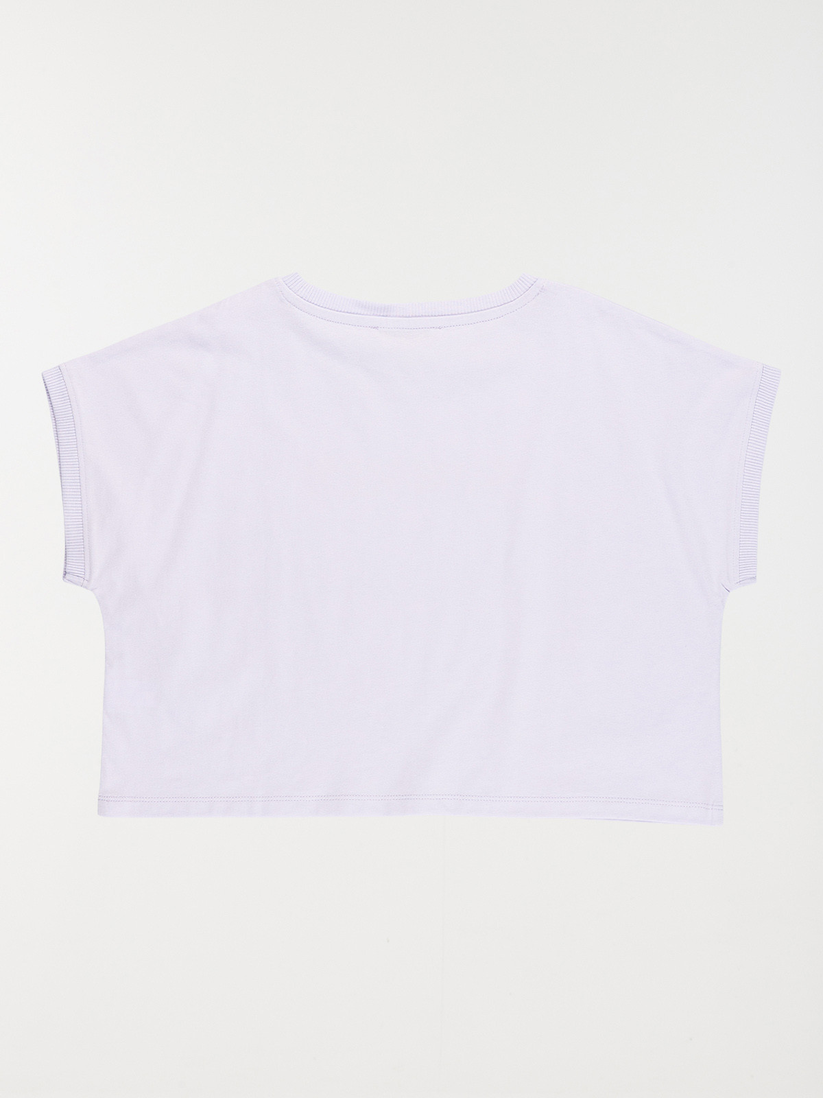 T-shirt lilas court fille (XXS-M)