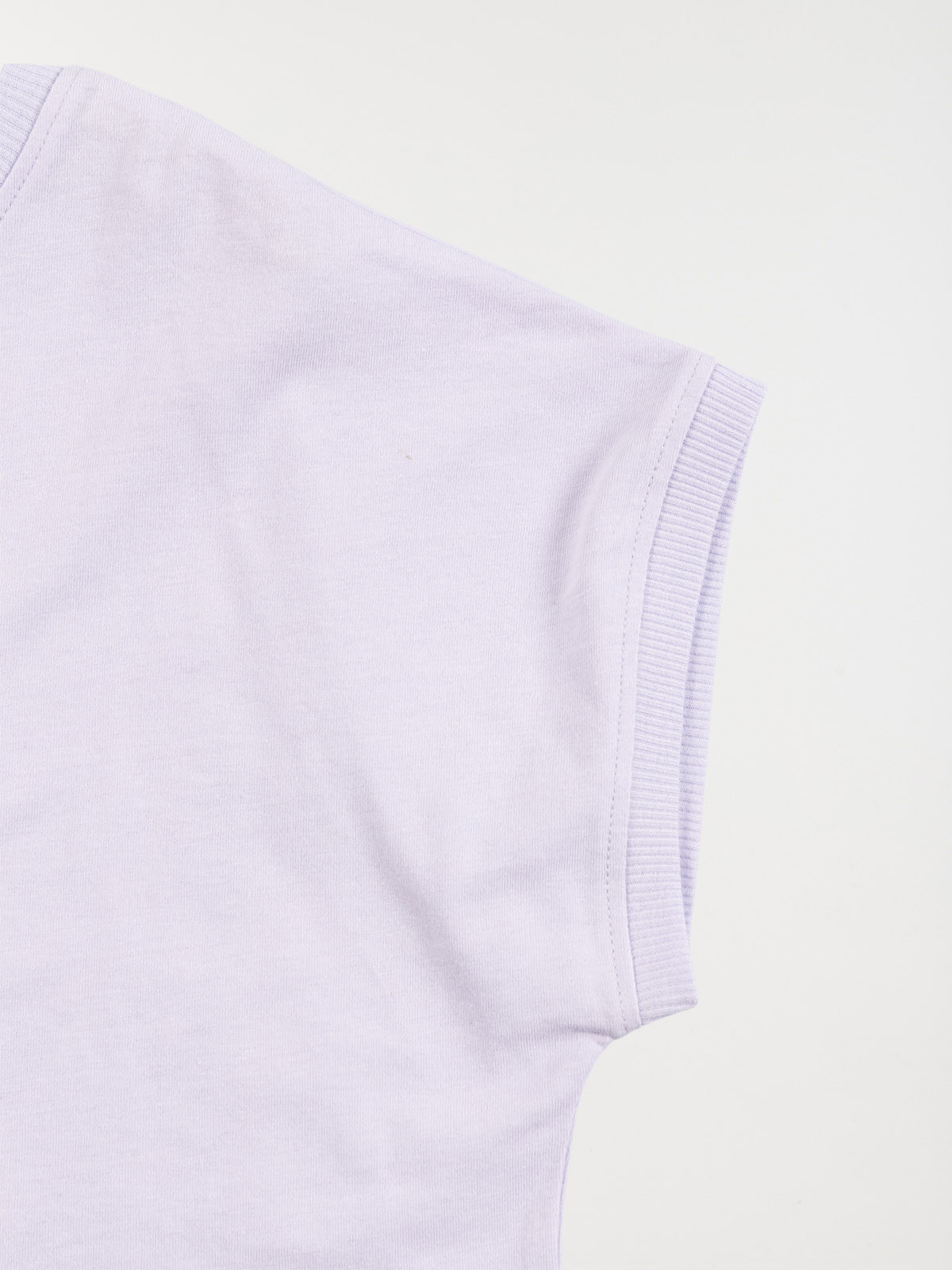 T-shirt lilas court fille (XXS-M)