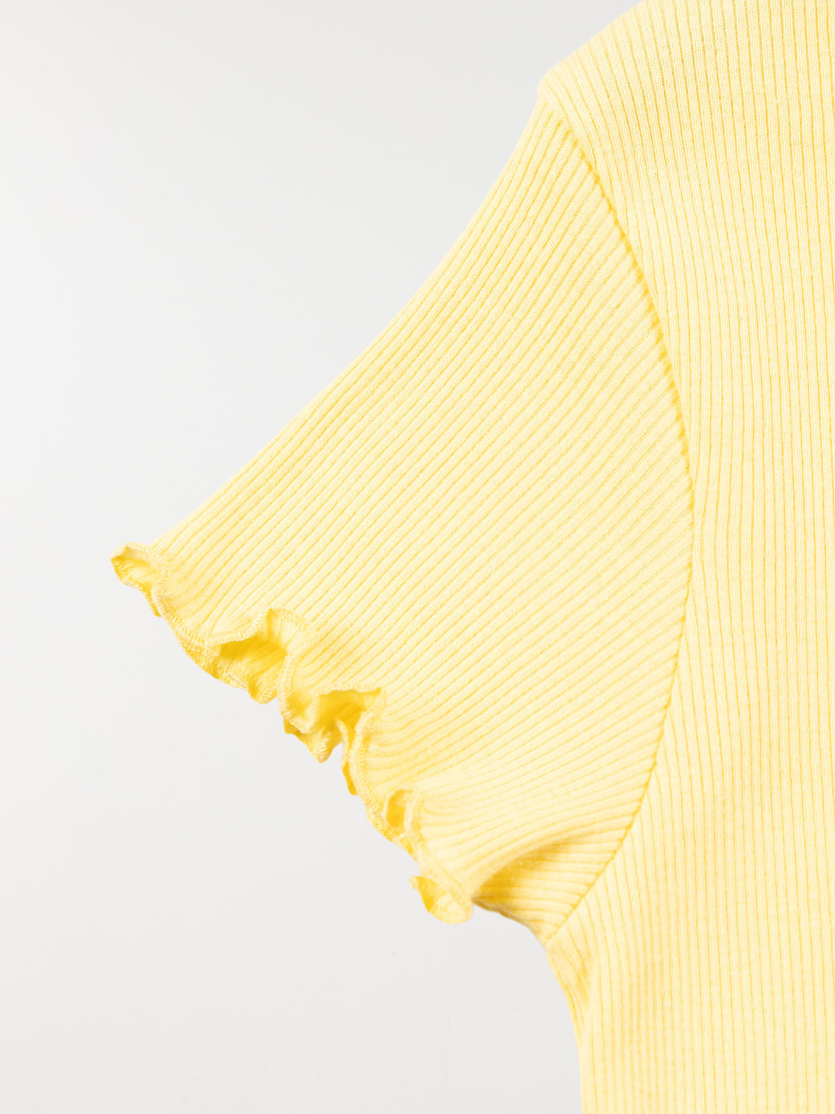 T-shirt sunshine côtelé fille (XXS-M)