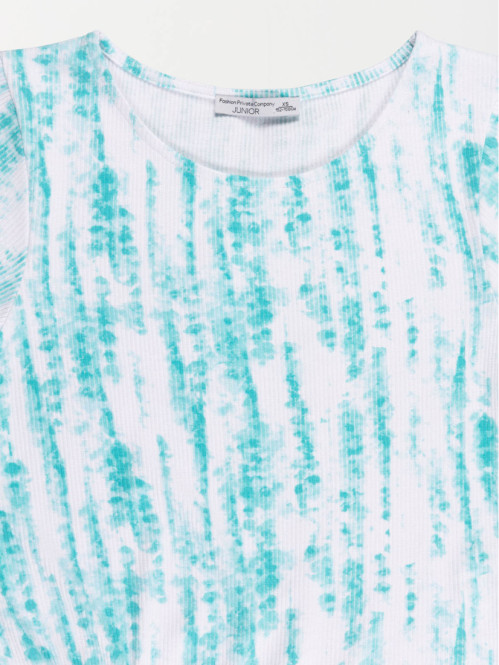 T-shirt deep dye  à nouer fille (XXS-M)