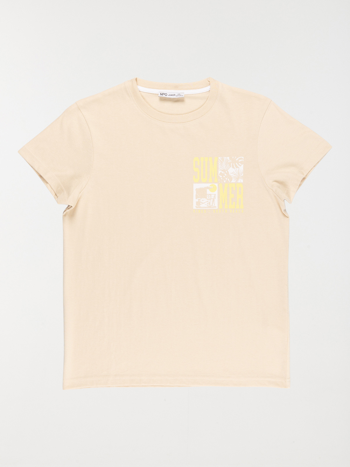Tee-shirt garçon coloris mastic (XXS-M)