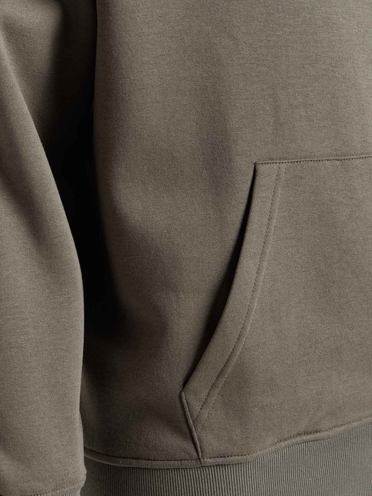 Sweat capuche kaki grande taille homme Sweat capuche kaki grande taille homme