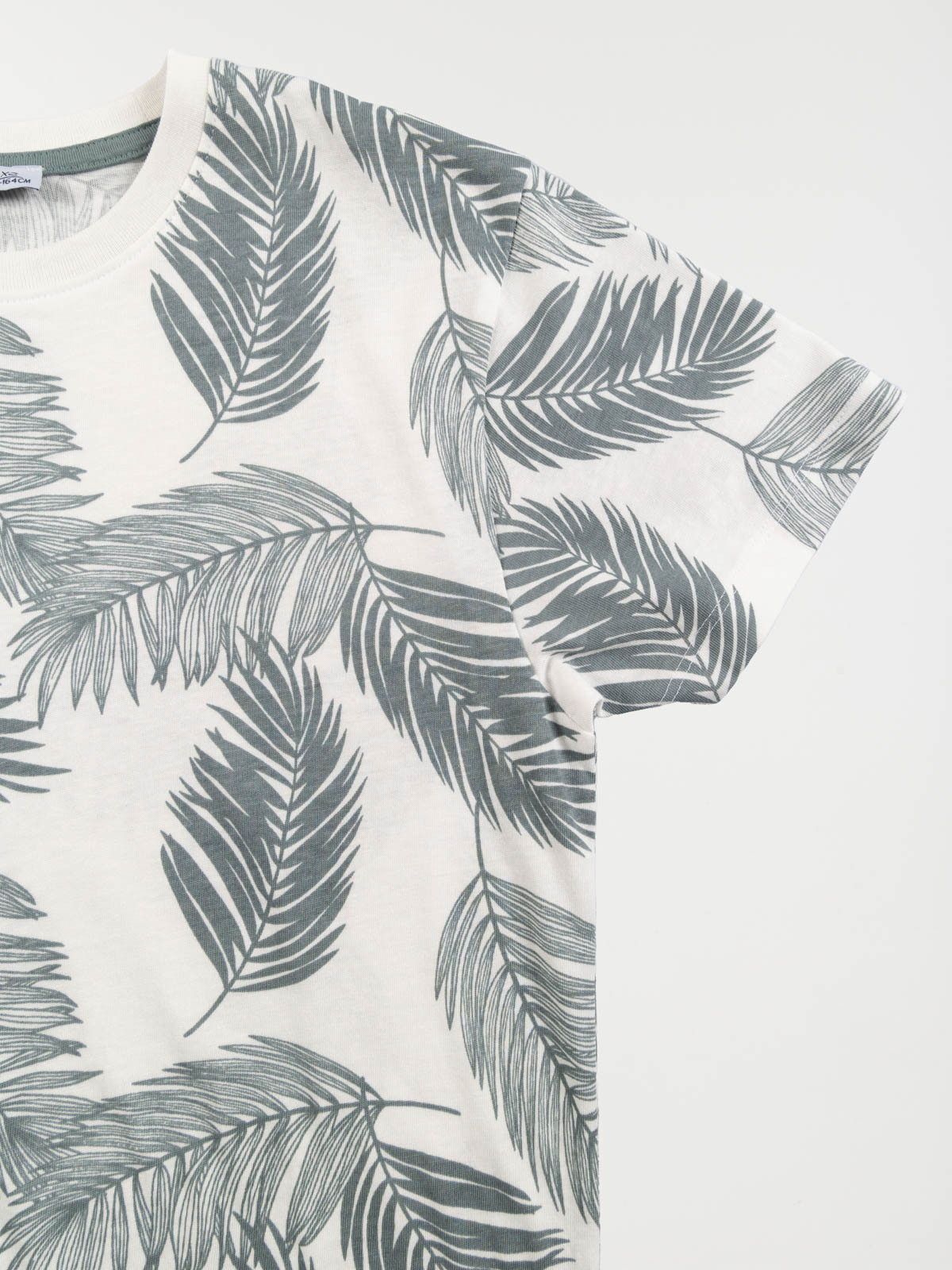 Tee-shirt motif feuillage garçon (XXS-M) Tee-shirt motif feuillage garçon (XXS-M)