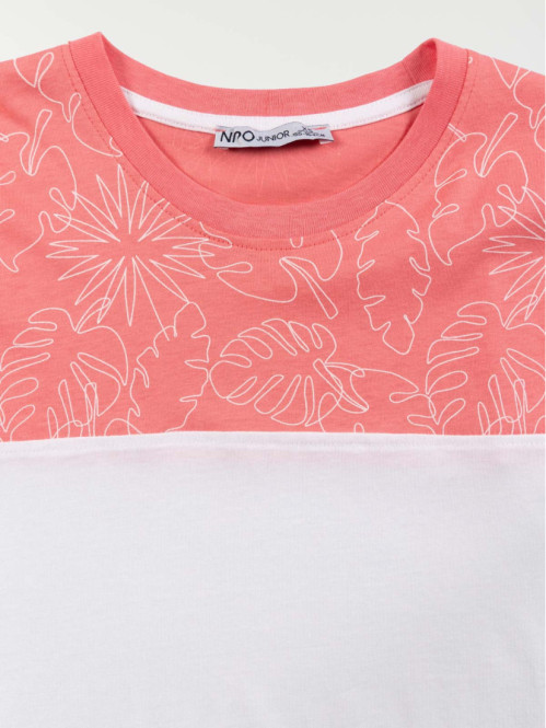 Tee-shirt bicolore garçon (XXS-M)