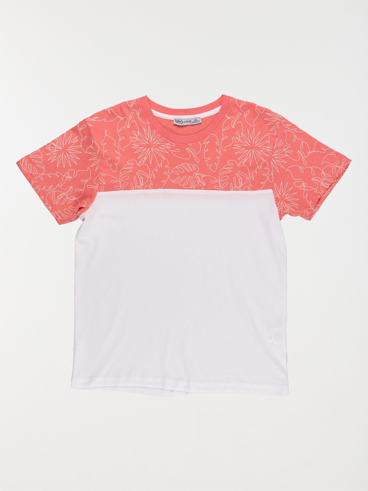 Tee-shirt bicolore garçon (XXS-M)