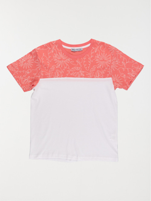 Tee-shirt bicolore garçon (XXS-M)