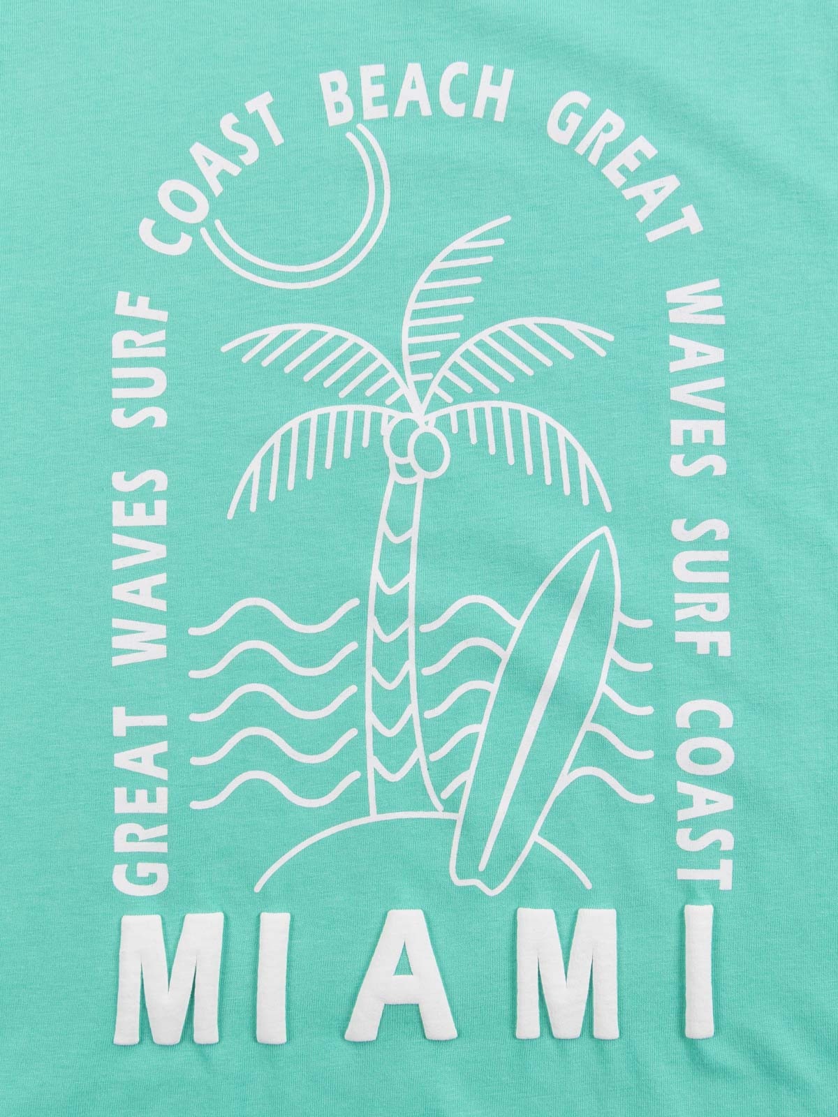 Tee-shirt Miami garçon vert pool (XXS-M)